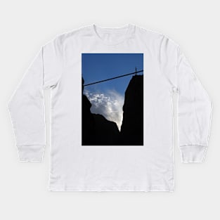 Royal Gorge Bridge and Sky Kids Long Sleeve T-Shirt